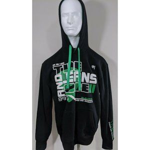 Banned Apparel UK mens kangaroo pocket pullover hoodie green black XL outerwear